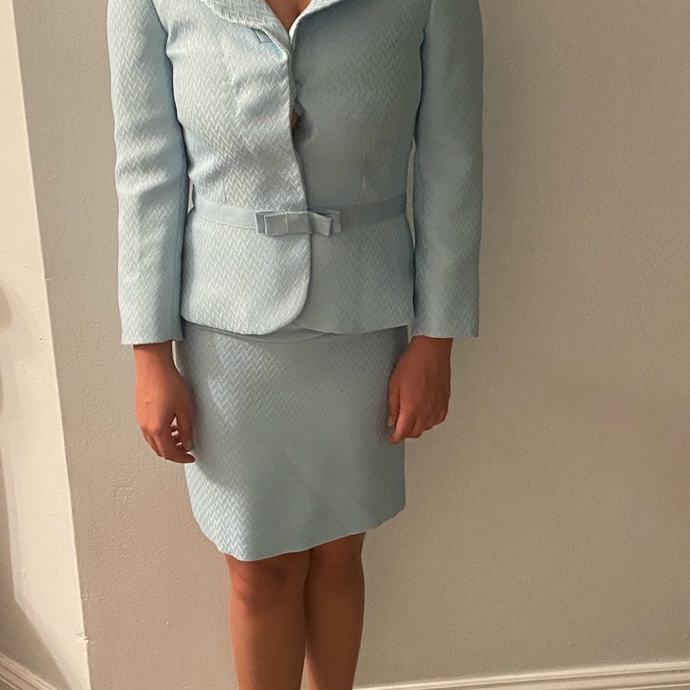 Two piece skirt suit